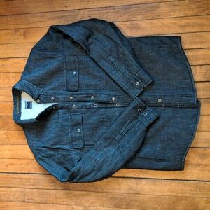 Todd Snyder chambray shirt jacket, small